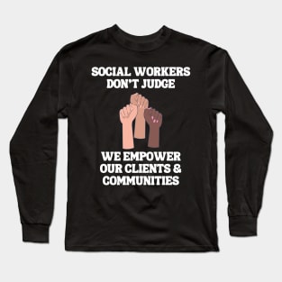 Social Worker Gifts For Women Long Sleeve T-Shirt